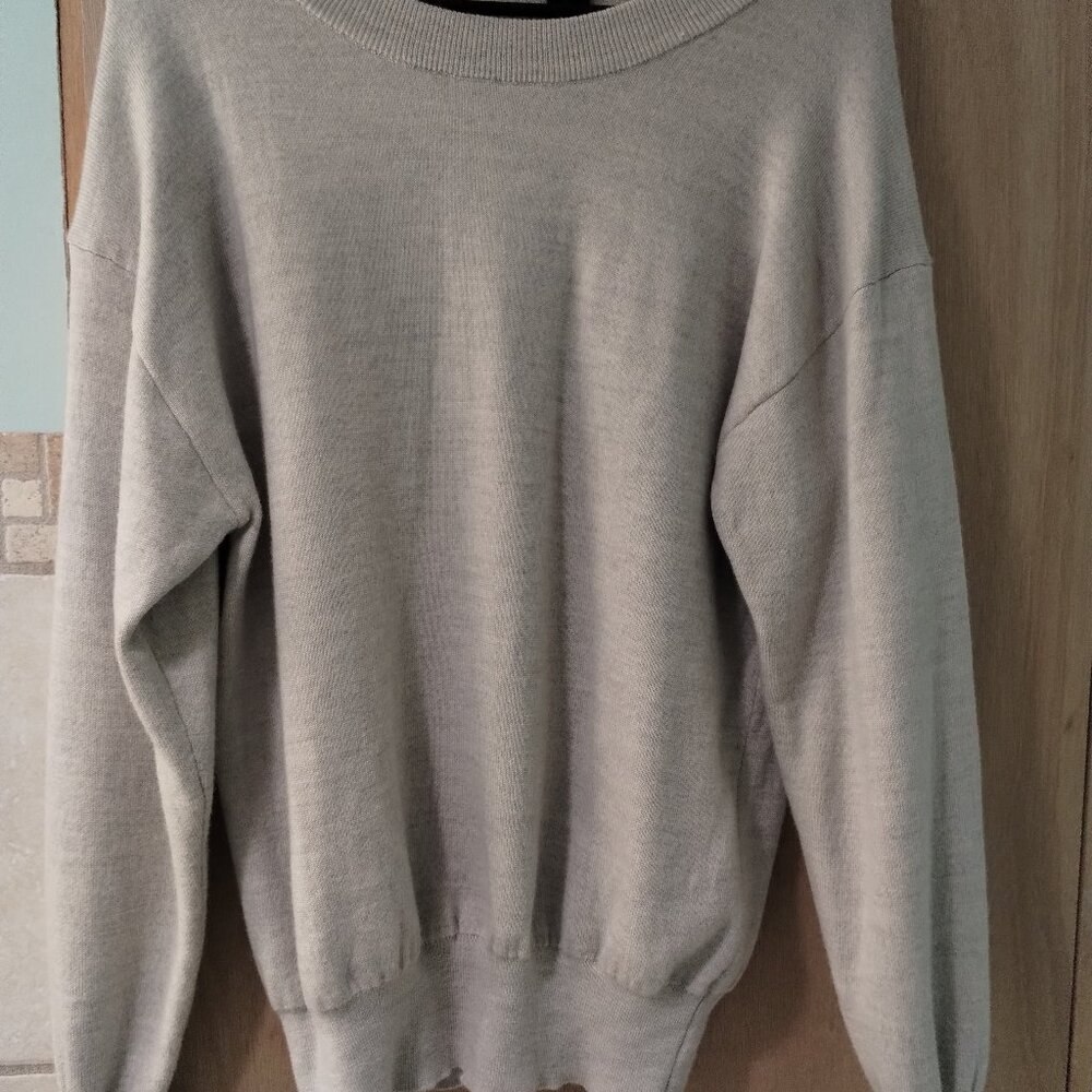 Magaschoni Wool Sweater with Ruffle Wrists